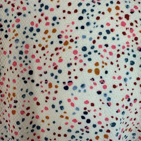 MOTHERHOOD MATERNITY White & Multicolor Blouse With Waist Tie | Size Medium - Picture 11 of 16